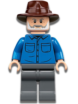 Dr. Alan Grant - Blue Shirt, Dark Brown Fedora – ДЖУРАСИК СВЯТ