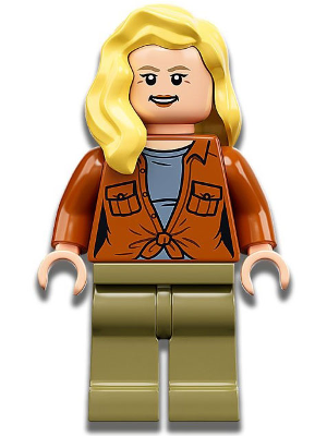 Dr. Ellie Sattler - Dark Orange Shirt, Hair over Shoulder – ДЖУРАСИК СВЯТ