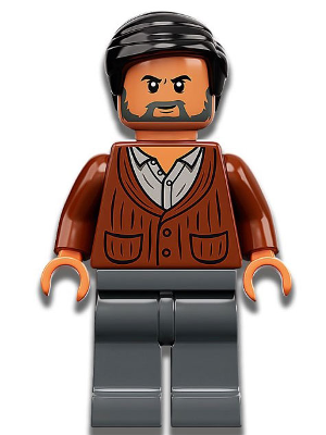 Dr. Henry Wu - Reddish Brown Cardigan – ДЖУРАСИК СВЯТ