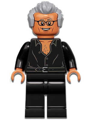 Dr. Ian Malcolm - Partially Open Shirt, Light Bluish Gray Hair – ДЖУРАСИК СВЯТ