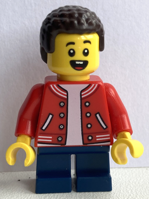 LEGOLAND Park Boy, Red Jacket, Coiled Hair – ПАРКОВЕ ЛЕГОЛАНД