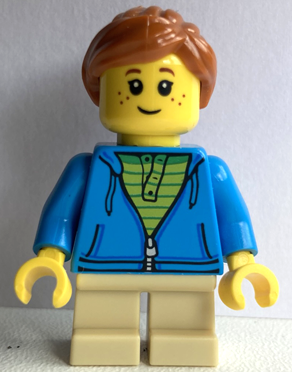 LEGOLAND Park Girl, Dark Azure Hoodie over Lime Shirt, Ponytail – ПАРКОВЕ ЛЕГОЛАНД