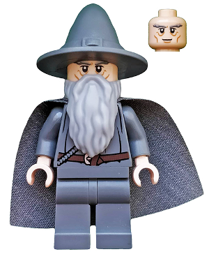 Gandalf the Grey - Wizard / Witch Hat, Short Cheek Lines – ХОБИТ И ВЛАСТЕЛИНЪТ НА ПРЪСТЕНИТЕ