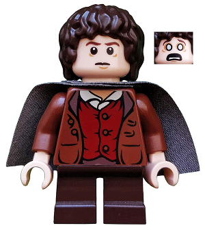 Frodo Baggins - Dark Bluish Gray Cape – ХОБИТ И ВЛАСТЕЛИНЪТ НА ПРЪСТЕНИТЕ