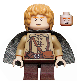 Samwise Gamgee (Sam) - Dark Bluish Gray Cape – ХОБИТ И ВЛАСТЕЛИНЪТ НА ПРЪСТЕНИТЕ