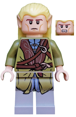 Legolas - Olive Green Robe, Long Cheek Lines – ХОБИТ И ВЛАСТЕЛИНЪТ НА ПРЪСТЕНИТЕ
