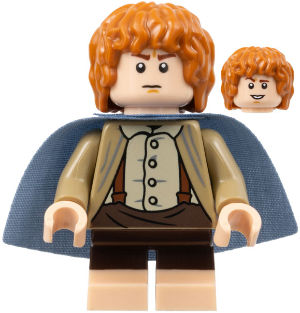 Samwise Gamgee (Sam) - Sand Blue Cape, Light Nougat Feet – ХОБИТ И ВЛАСТЕЛИНЪТ НА ПРЪСТЕНИТЕ