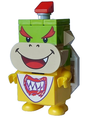 Bowser Jr. - 1 Lime Brick 1 x 1, 1 Red Brick 1 x 1 – СУПЕР МАРИО