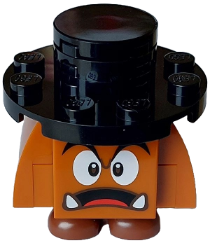 Goomba (Black Interior Pieces) - Surprised, Black Hat – СУПЕР МАРИО