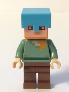 Alex - Reddish Brown Legs, Medium Azure Helmet – МАЙНКРАФТ