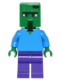 Zombie Villager - Dark Azure Torso – МАЙНКРАФТ