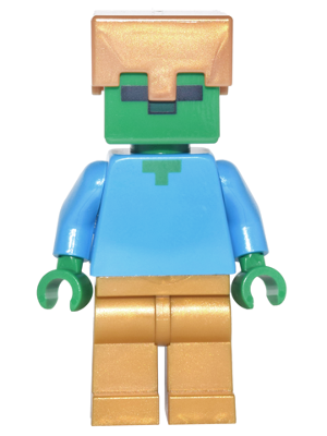 Zombie - Pearl Gold Legs and Helmet – МАЙНКРАФТ