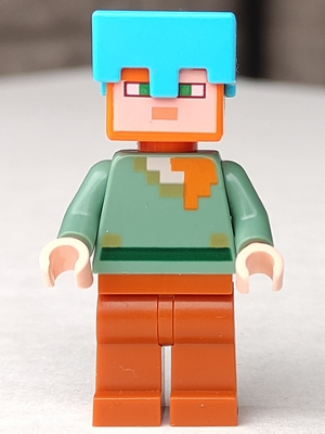 Alex - Dark Orange Legs, Medium Azure Helmet – МАЙНКРАФТ