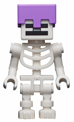 Skeleton, Minecraft - Medium Lavender Helmet – МАЙНКРАФТ