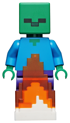 Zombie - Dark Purple Legs, Fire Base – МАЙНКРАФТ