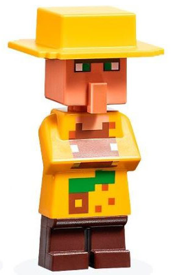 Villager (Farmer) - Jungle Biome Outfit, Yellow Hat – МАЙНКРАФТ