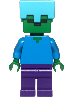 Zombie - Dark Purple Legs, Medium Azure Helmet – МАЙНКРАФТ