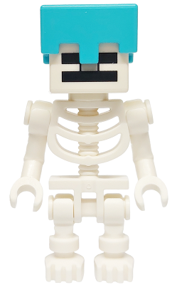 Skeleton, Minecraft - Medium Azure Helmet – МАЙНКРАФТ