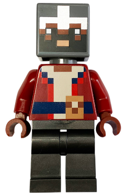 Hero - Dark Red Torso, Pearl Dark Gray Legs – МАЙНКРАФТ