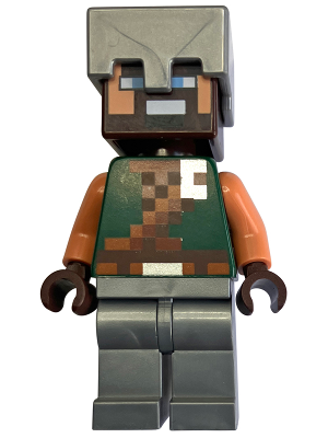 Hero - Dark Green Torso, Flat Silver Legs and Helmet – МАЙНКРАФТ