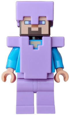 Steve (Nougat) - Medium Lavender Legs, Helmet and Armor – МАЙНКРАФТ