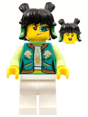 Mei - Dark Turquoise Jacket, Wink / Green Eyepiece – МОНКИ КИД