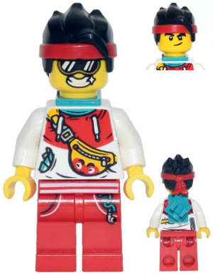 Monkie Kid - Tourist Outfit, Dark Turquoise Neck Bracket and Clip – МОНКИ КИД