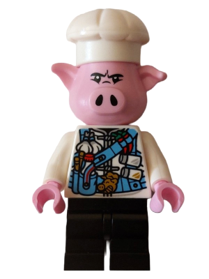 Pigsy - Medium Blue Utility Harness with Pig Head Buckle, Black Medium Legs – МОНКИ КИД