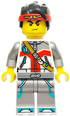 Monkie Kid - White Jacket, Flat Silver Legs – МОНКИ КИД