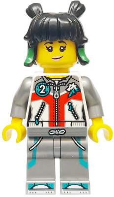 Mei - White Jacket, Flat Silver Legs – МОНКИ КИД