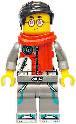 Mr. Tang - White Jacket, Flat Silver Legs – МОНКИ КИД