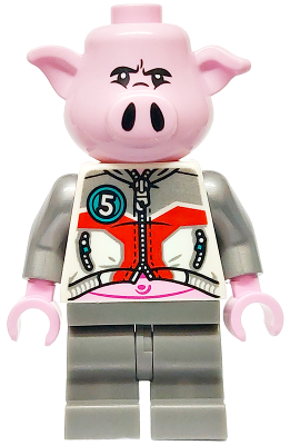 Pigsy - White Jacket, Dark Bluish Gray Medium Legs – МОНКИ КИД