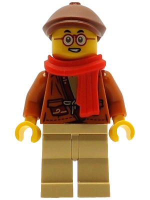 Mr. Tang - Dark Orange Jacket, Reddish Brown Flat Cap – МОНКИ КИД