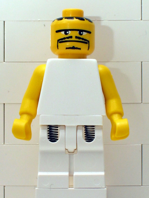 NBA Player White Torso, White Legs #3 – СПОРТ