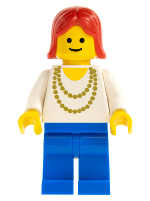Necklace Gold - Blue Legs, Red Female Hair – ГРАДСКИ