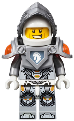 Lance Richmond - Flat Silver Visor and Armor – НЕКСО РИЦАРИ