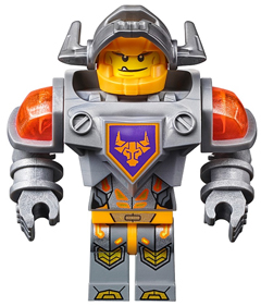 Axl - Flat Silver Visor and Torso – НЕКСО РИЦАРИ