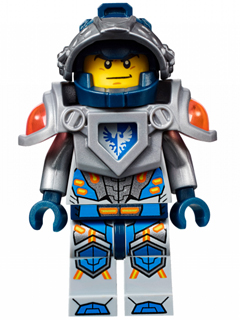 Clay Moorington - Dark Blue Helmet, Flat Silver Visor and Armor – НЕКСО РИЦАРИ