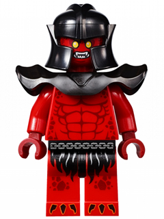 Crust Smasher - Bare Chest, Red Legs, Black Shoulder Pads Armor – НЕКСО РИЦАРИ