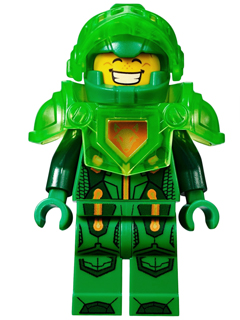 Aaron Fox - Trans-Bright Green Visor and Armor (Ultimate Aaron) – НЕКСО РИЦАРИ