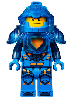 Clay Moorington - Blue Helmet, Trans-Dark Blue Visor and Armor (Ultimate Clay) – НЕКСО РИЦАРИ