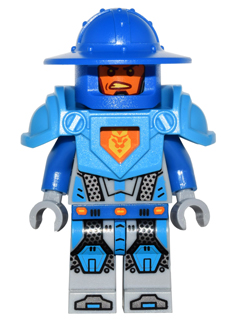 Royal Soldier / King's Guard - Blue Helmet with Broad Brim, Dark Azure Armor, Light Bluish Gray Hands – НЕКСО РИЦАРИ