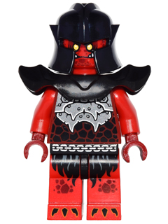 Crust Smasher - Armored Chest, Red Legs, Black Shoulder Pads Armor – НЕКСО РИЦАРИ