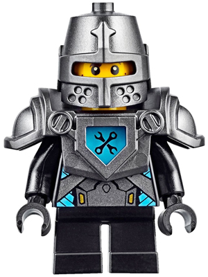 Robin Underwood - Pearl Dark Gray Helmet and Armor, Black Short Legs – НЕКСО РИЦАРИ