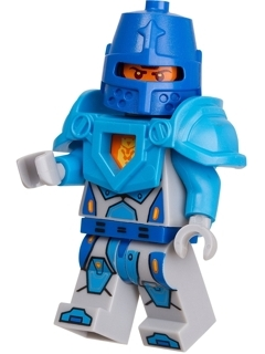 Royal Soldier / King's Guard - Blue Helmet with Eye Slit, Dark Azure Armor, Light Bluish Gray Hands – НЕКСО РИЦАРИ