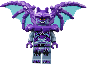 Gargoyle - Dark Purple Wings with Trans-Light Blue Membranes – НЕКСО РИЦАРИ