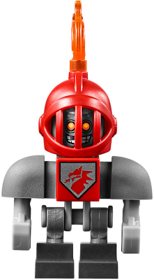 Macy Bot - Dark Bluish Gray Shoulders, Red Helmet – НЕКСО РИЦАРИ