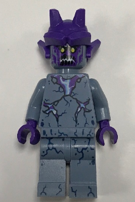 Stone Stomper - Partially Cracked Open Chest, Small Dark Blue Cracks on Legs, Open Mouth – НЕКСО РИЦАРИ