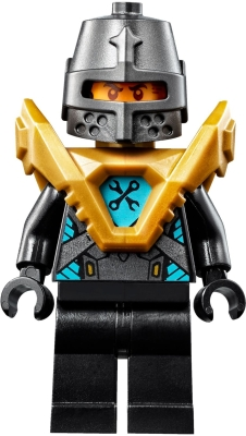 Robin Underwood - Pearl Dark Gray Helmet, Black Legs, Pearl Gold Armor – НЕКСО РИЦАРИ