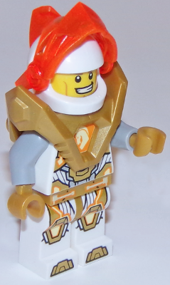 Lance Richmond - Trans-Neon Orange Visor, Pearl Gold Armor – НЕКСО РИЦАРИ
